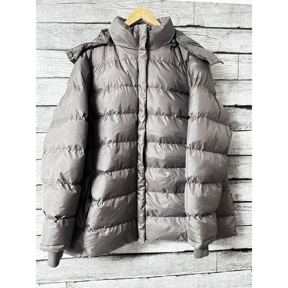 U2Wear Men's Bomber Puffer Jacket Navy 2XL XXLarge - Picture 1 of 5